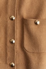 Button-Detail Cardigan