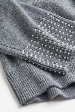 Bead-embellished Sweater