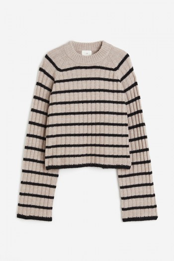 Rib-knit Sweater