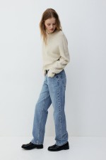 Short Fine-Knit Sweater