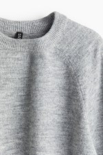 Short Fine-Knit Sweater